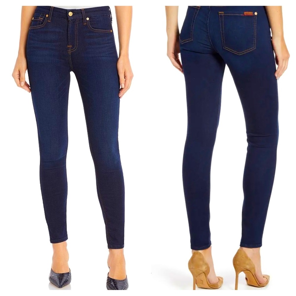 7 FOR ALL MANKIND
Slim Illusion Mid Rise Ankle Skinny Jeans